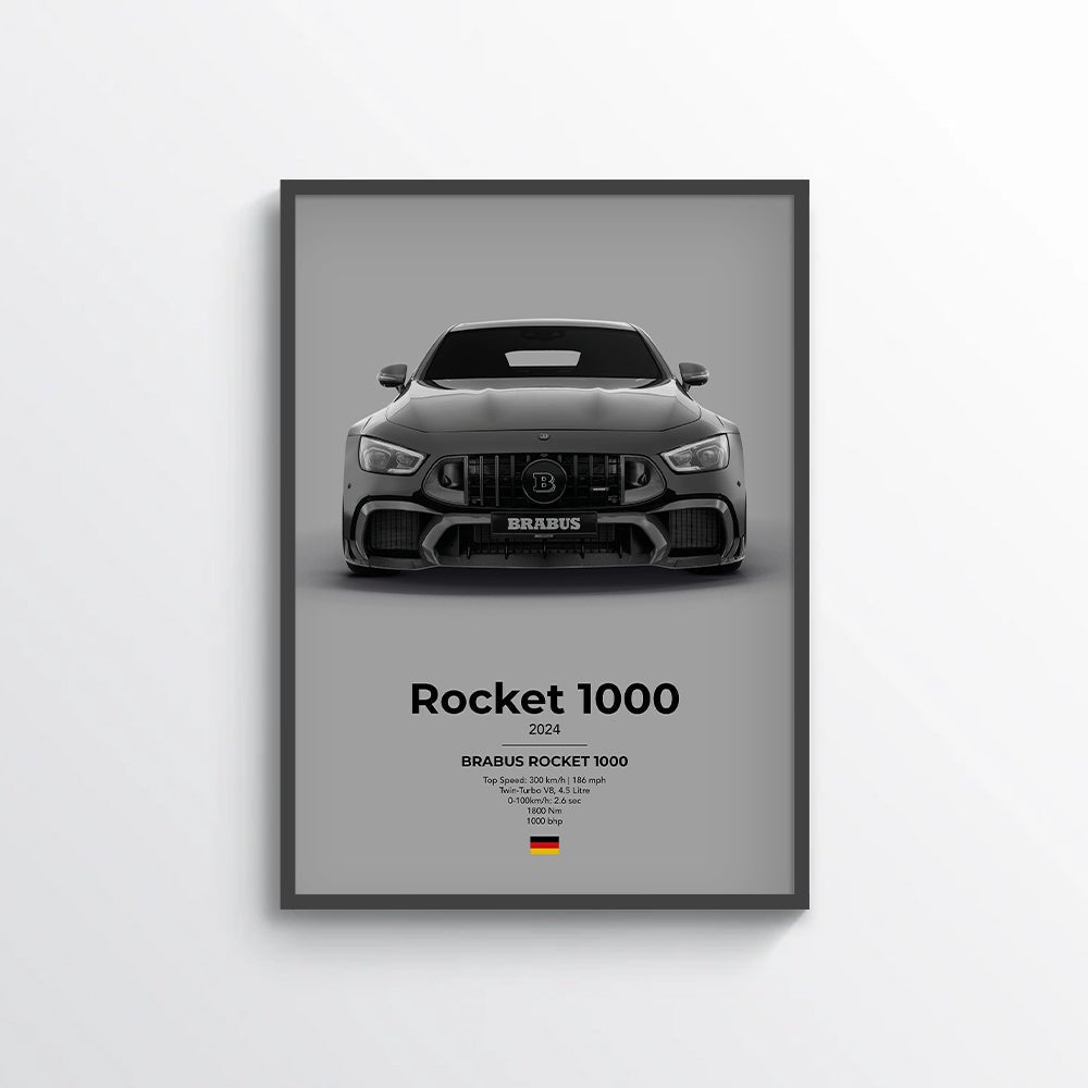 Brabus Mercedes Rocket 1000 Poster - car - artistry