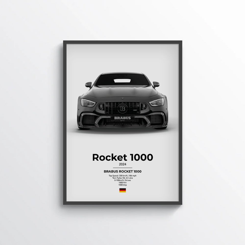 Brabus Mercedes Rocket 1000 Poster - car - artistry
