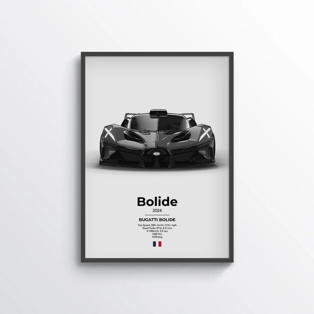 Bugatti Bolide Poster - car - artistry