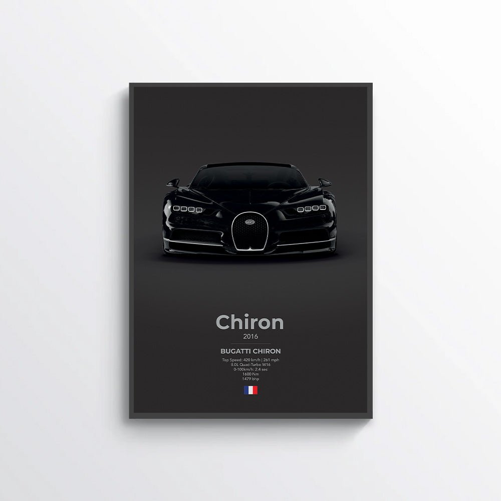 Bugatti Chiron Poster - car - artistry