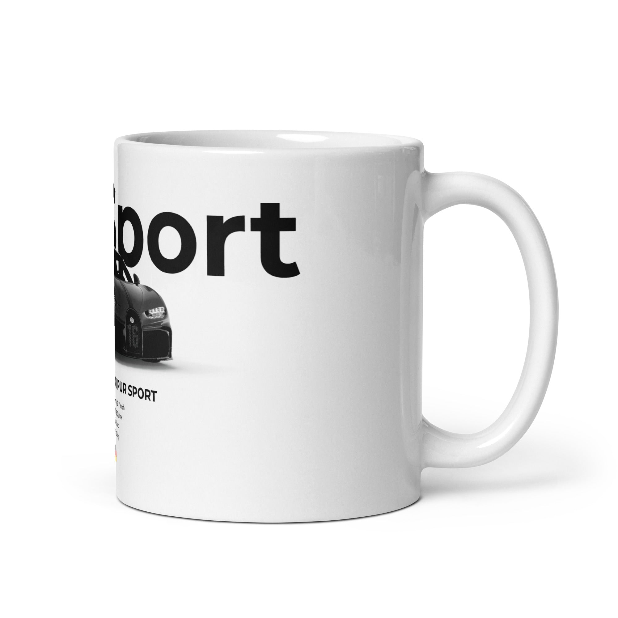 Bugatti Super Sport Mug - car - artistry
