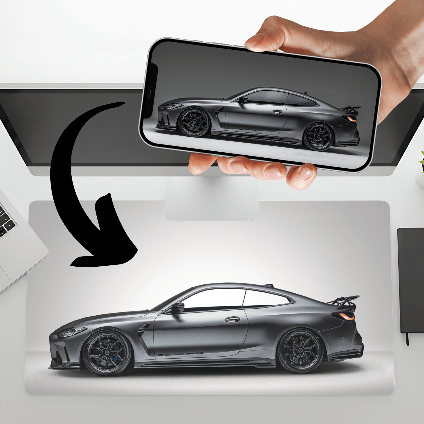 Custom Sideview Mousepad - car - artistry