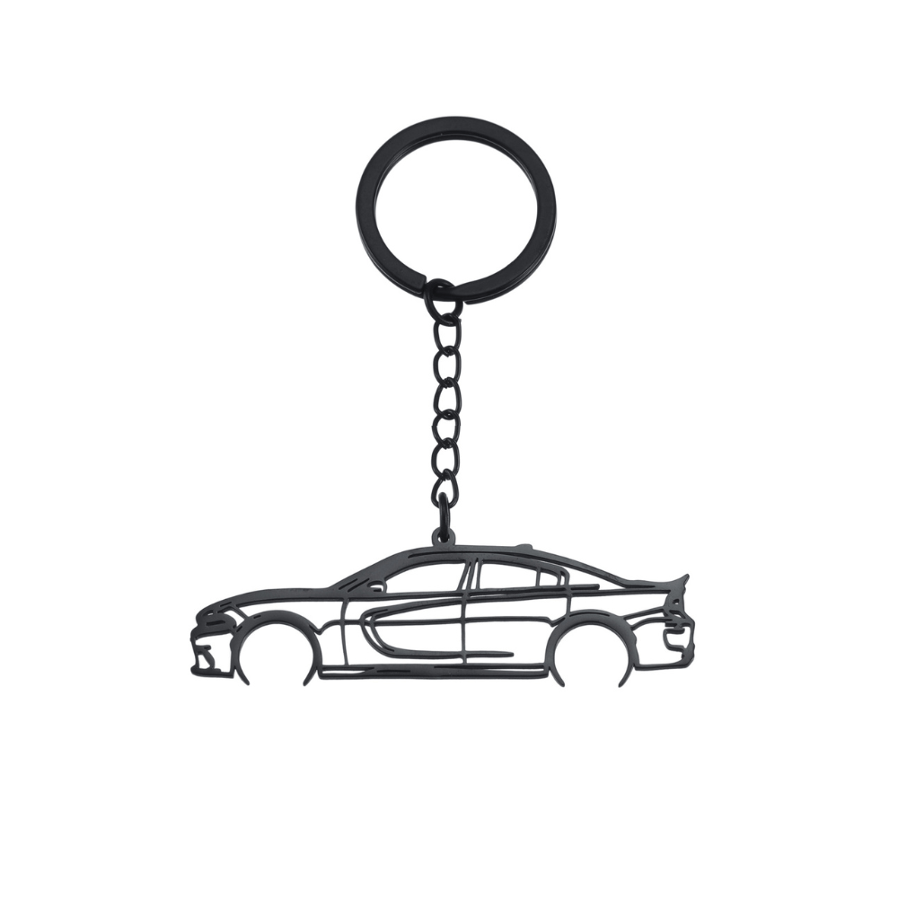 Dodge Hellcat Keychain - car - artistry