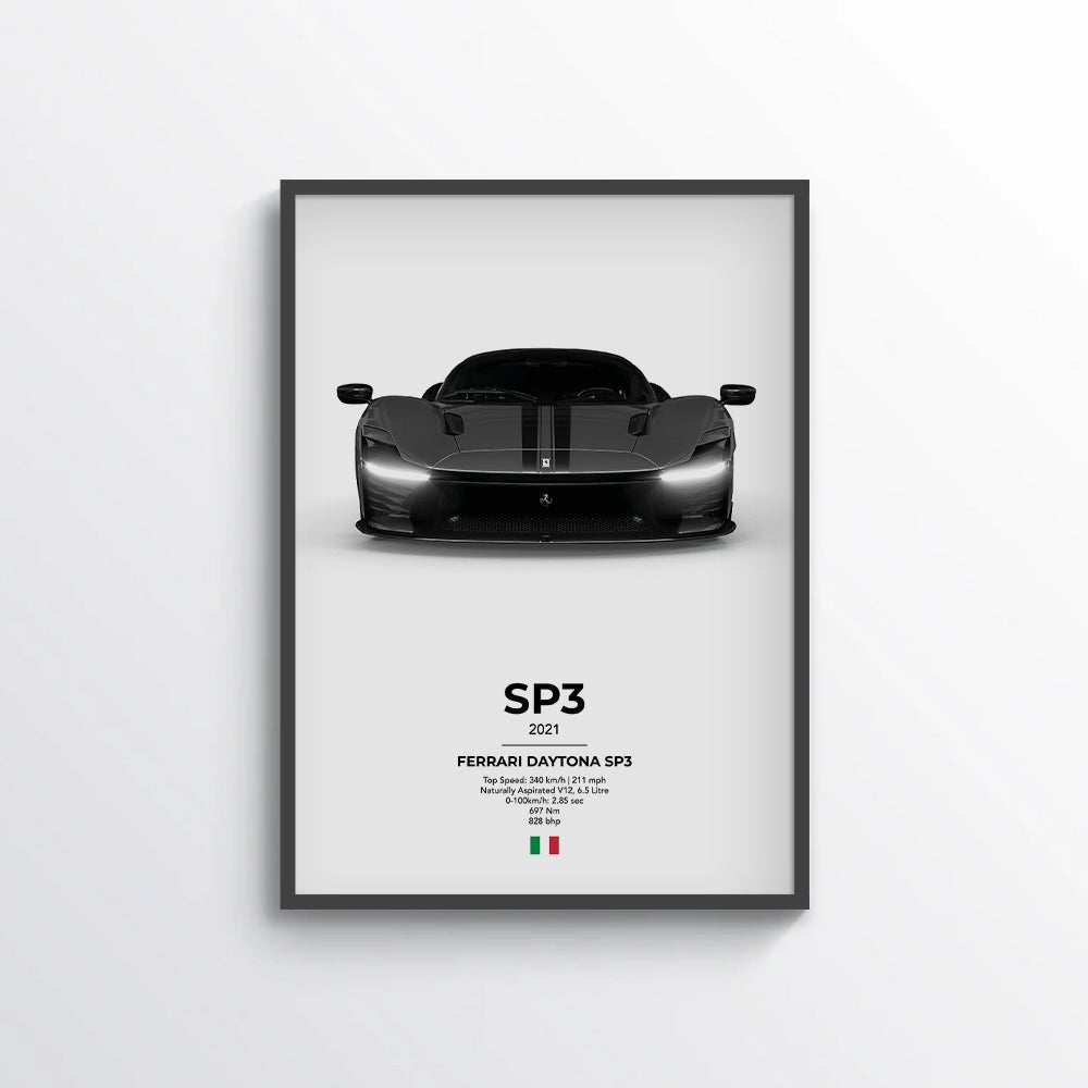 Ferrari Daytona SP3 Poster - car - artistry