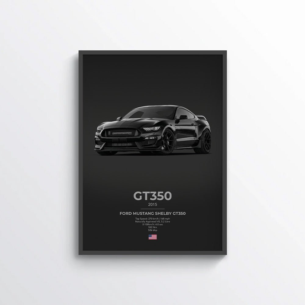 Ford Mustang Shelby GT350 Poster - car - artistry