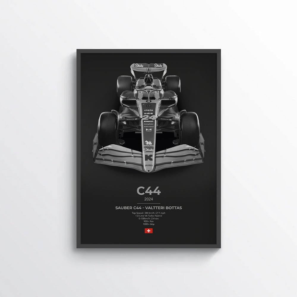 Formula 1 Sauber C44 - Valtteri Bottas Poster - car - artistry