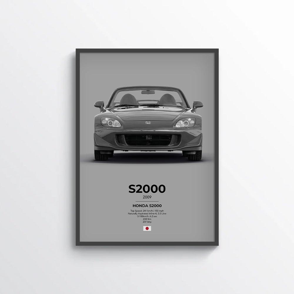 Honda S2000 Poster - car - artistry