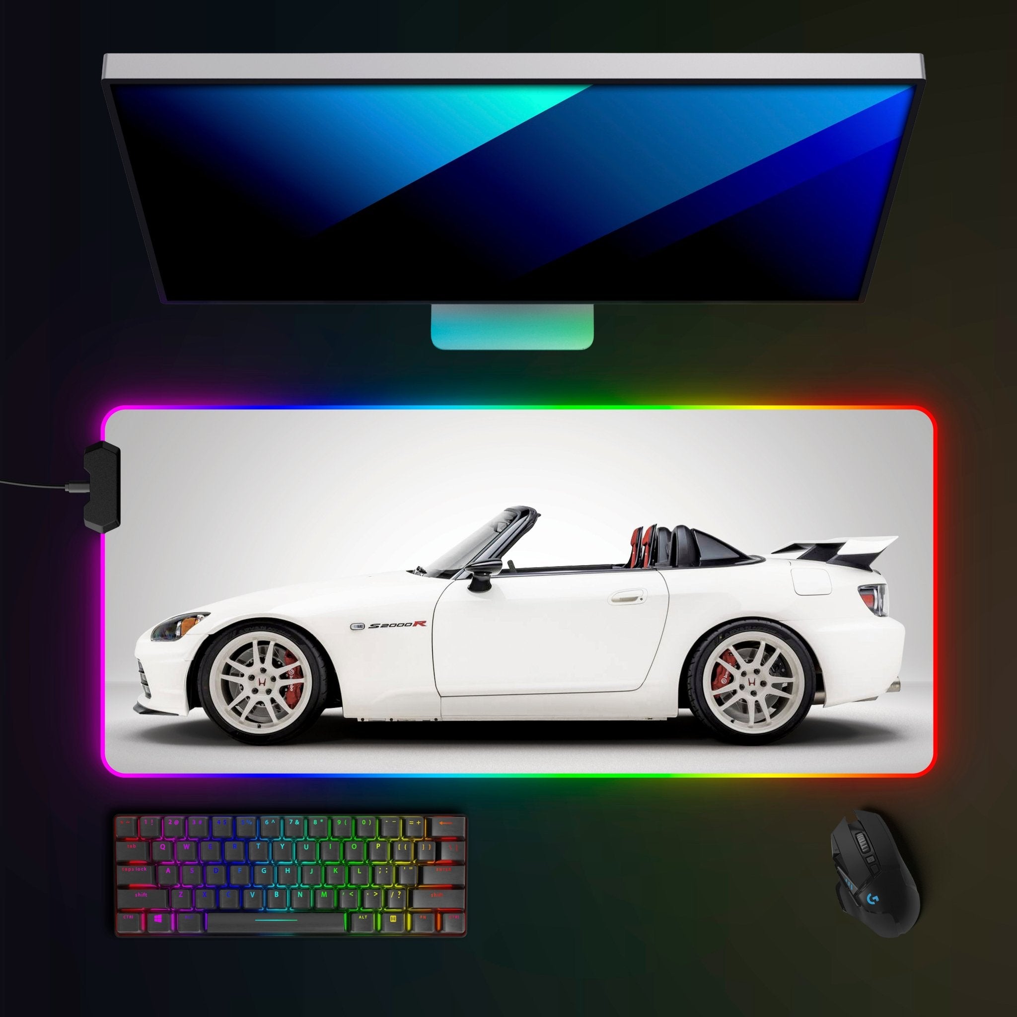 Honda S2000 RGB Mousepad - car - artistry