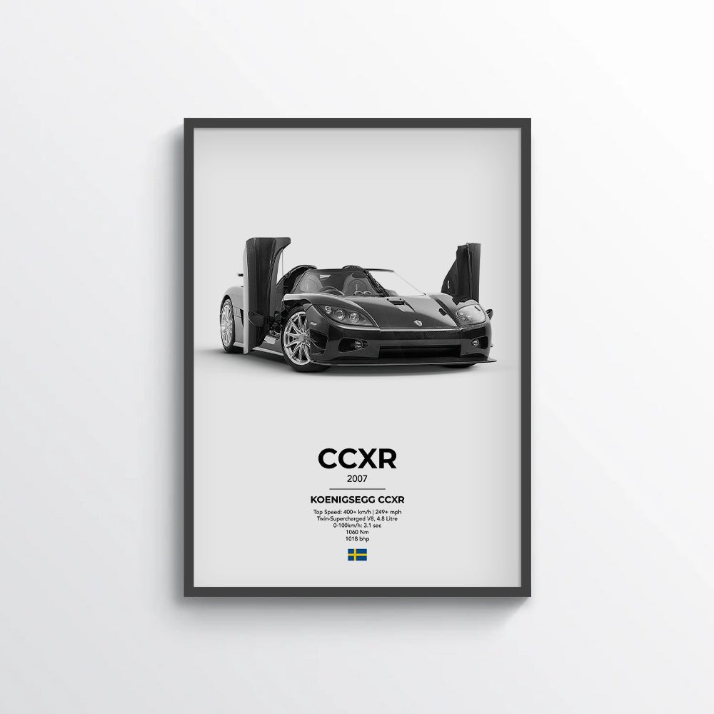 Koenigsegg CCXR Poster - car - artistry