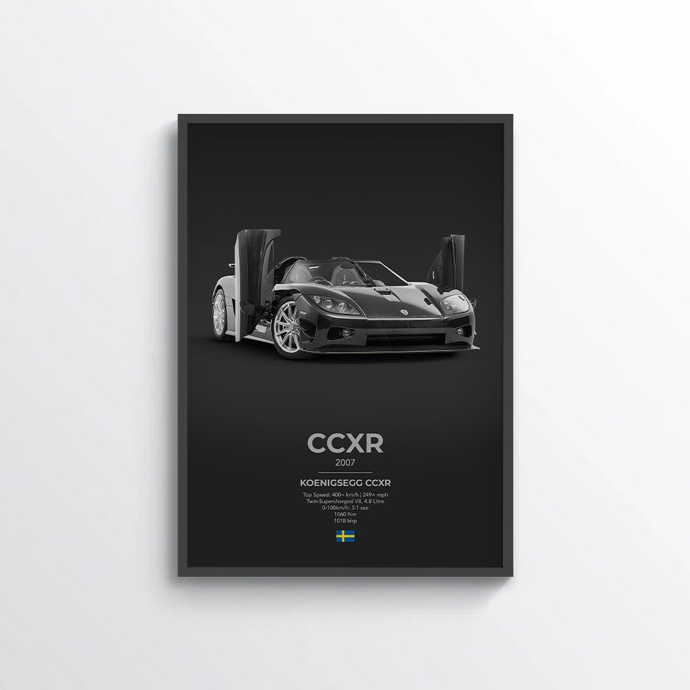 Koenigsegg CCXR Poster - car - artistry