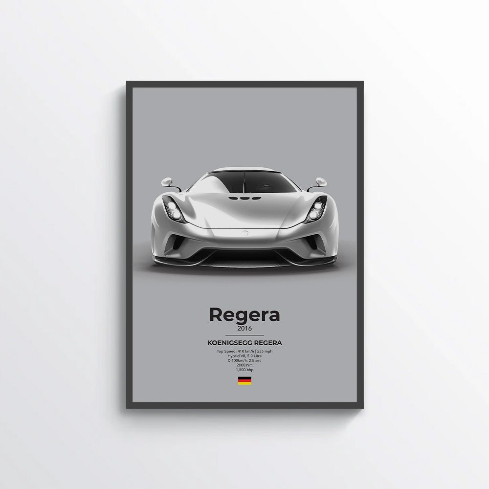 Koenigsegg Regera Poster - car - artistry