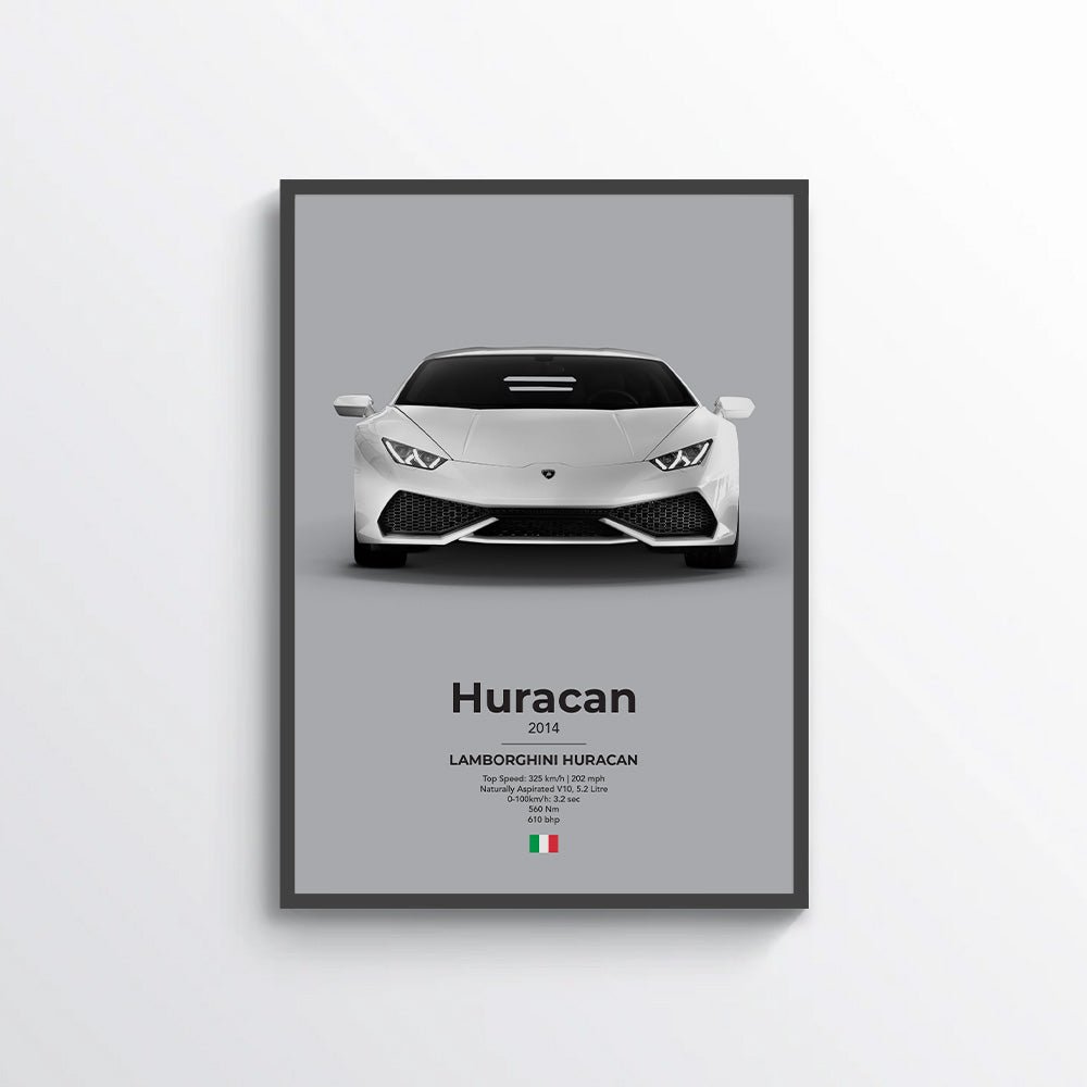 Lamborghini Huracán Poster - car - artistry