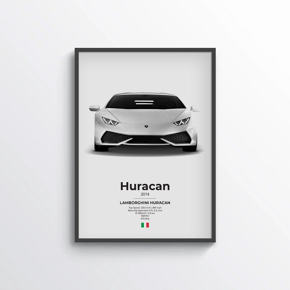 Lamborghini Huracán Poster - car - artistry