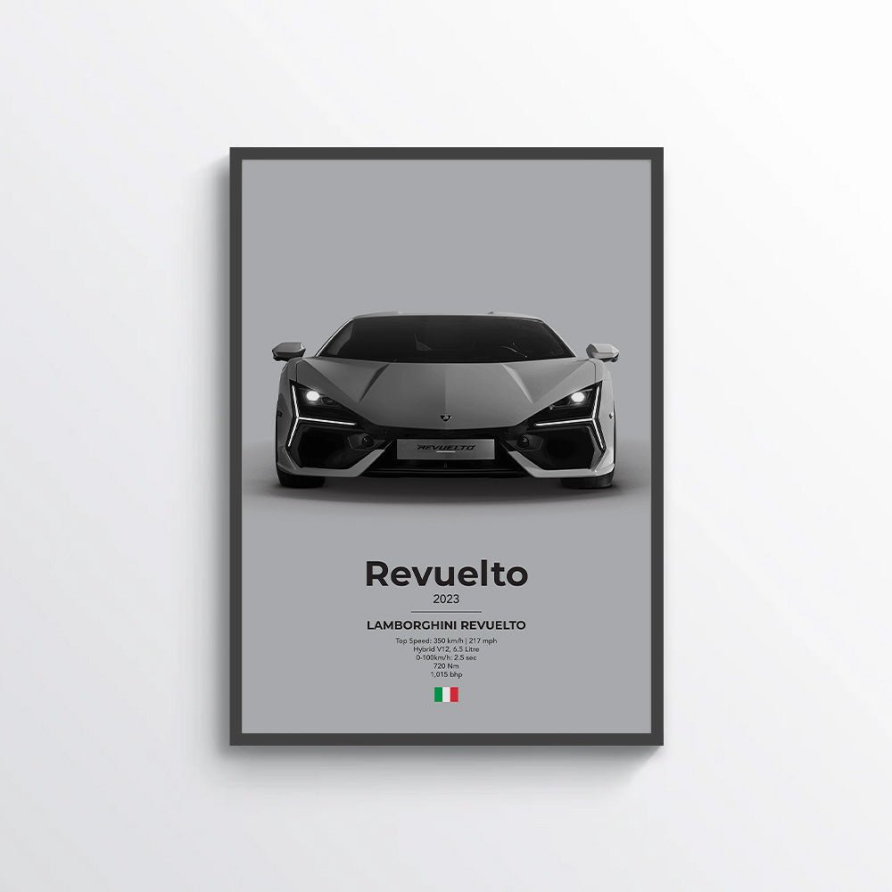 Lamborghini Revuelto Poster - car - artistry