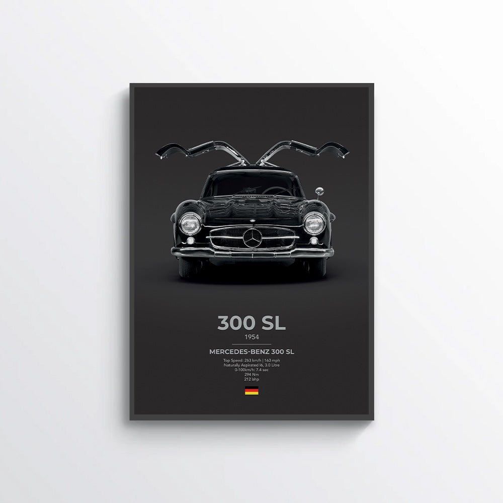 Mercedes 300SL Poster - car - artistry