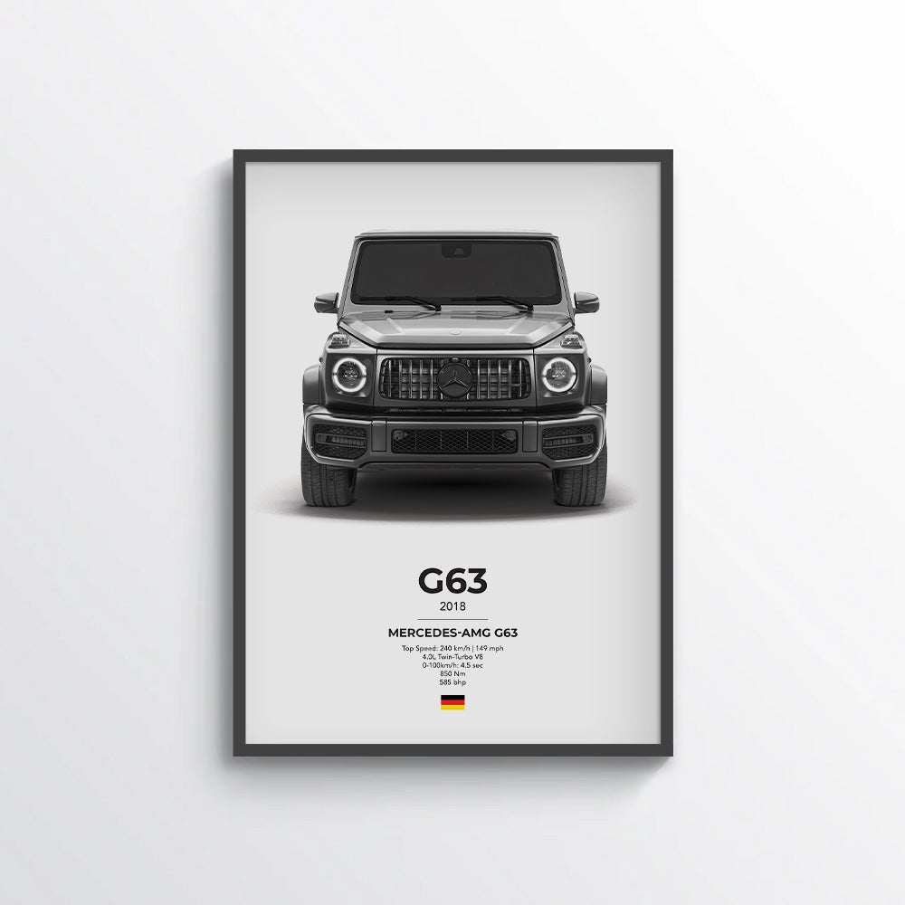 Mercedes AMG G63 Poster - car - artistry