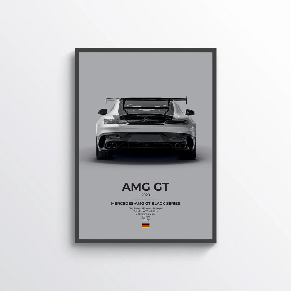 Mercedes AMG GT Black Series Poster - car - artistry