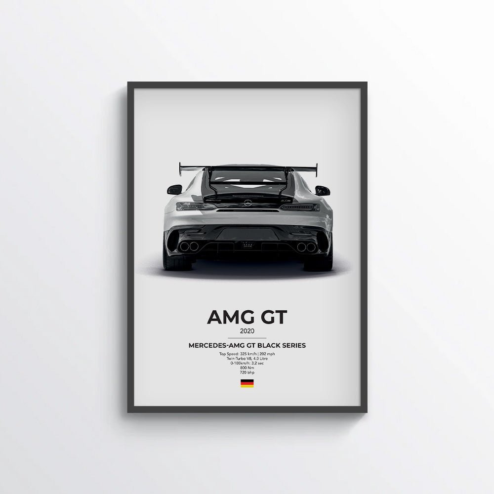 Mercedes AMG GT Black Series Poster - car - artistry