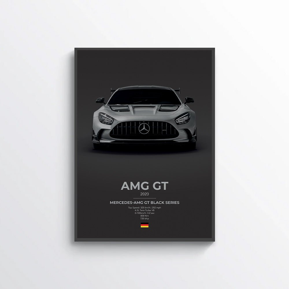 Mercedes AMG GT Black Series Poster - car - artistry