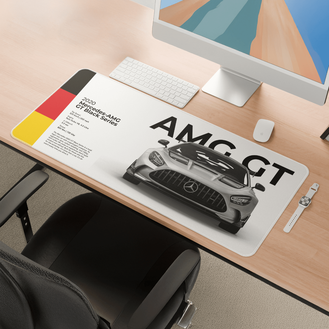 Mercedes AMG GT Blackseries Mousepad - car - artistry