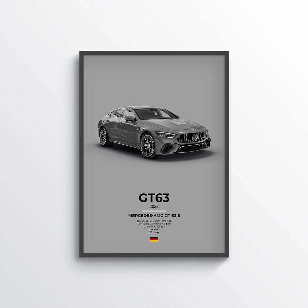 Mercedes AMG GT63 Poster - car - artistry