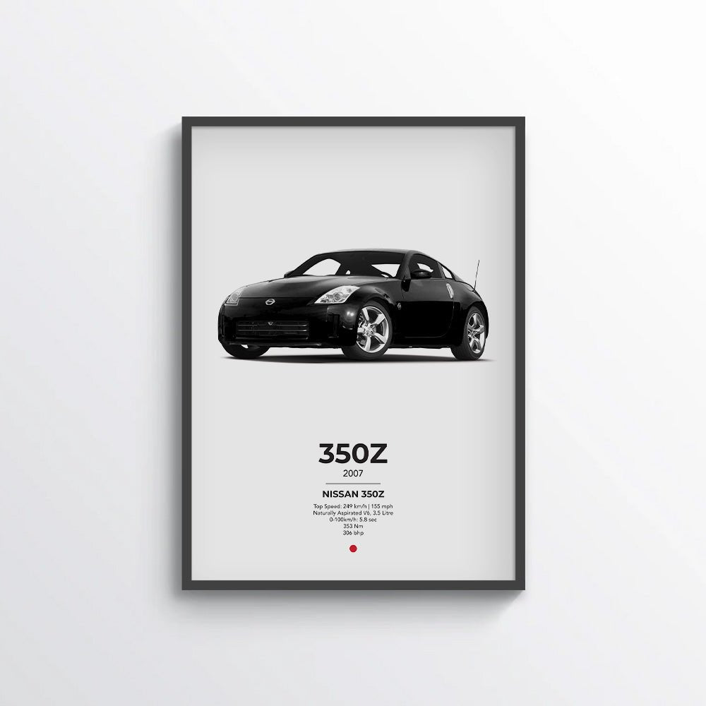 Nissan 350Z Poster - car - artistry