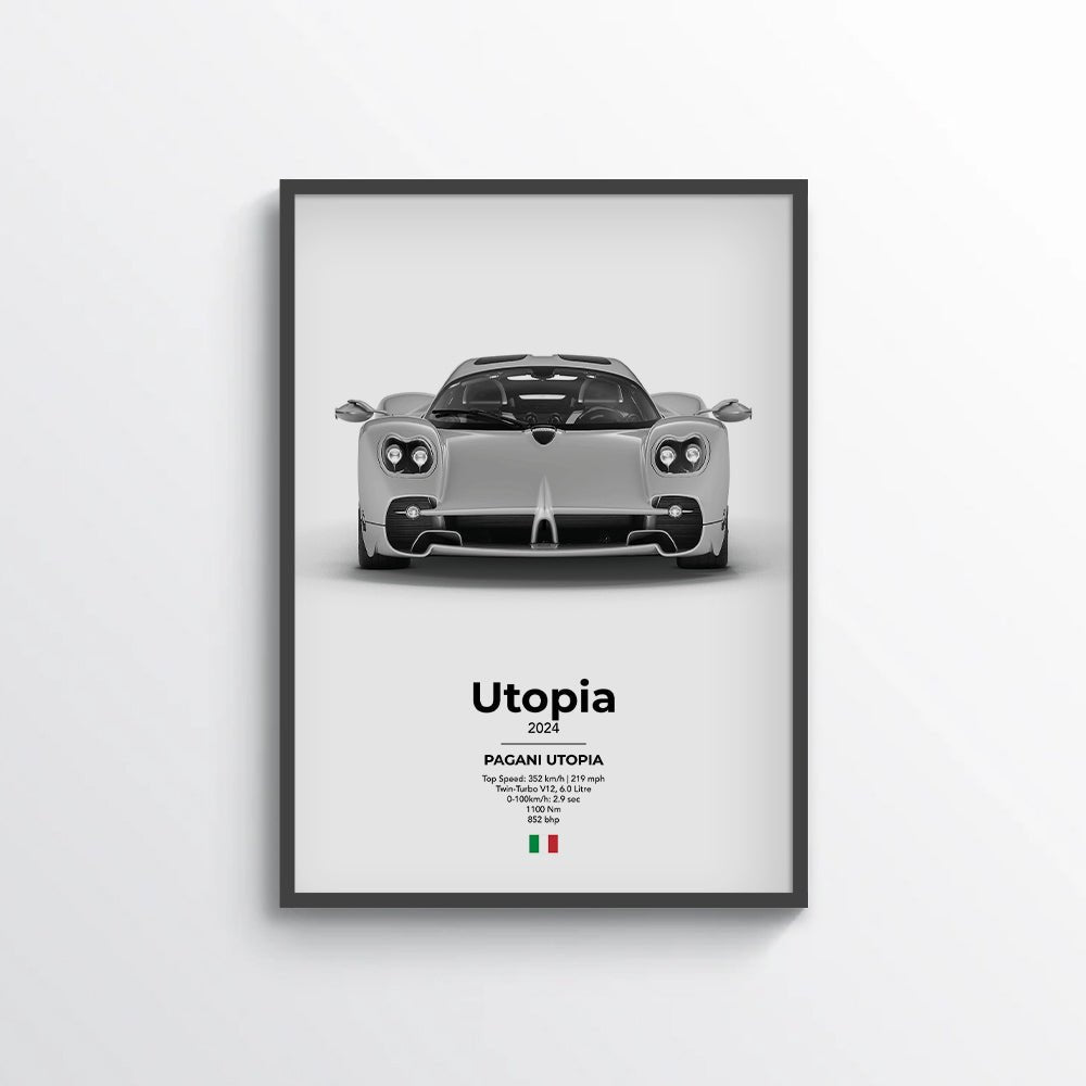 Pagani Utopia Poster - car - artistry