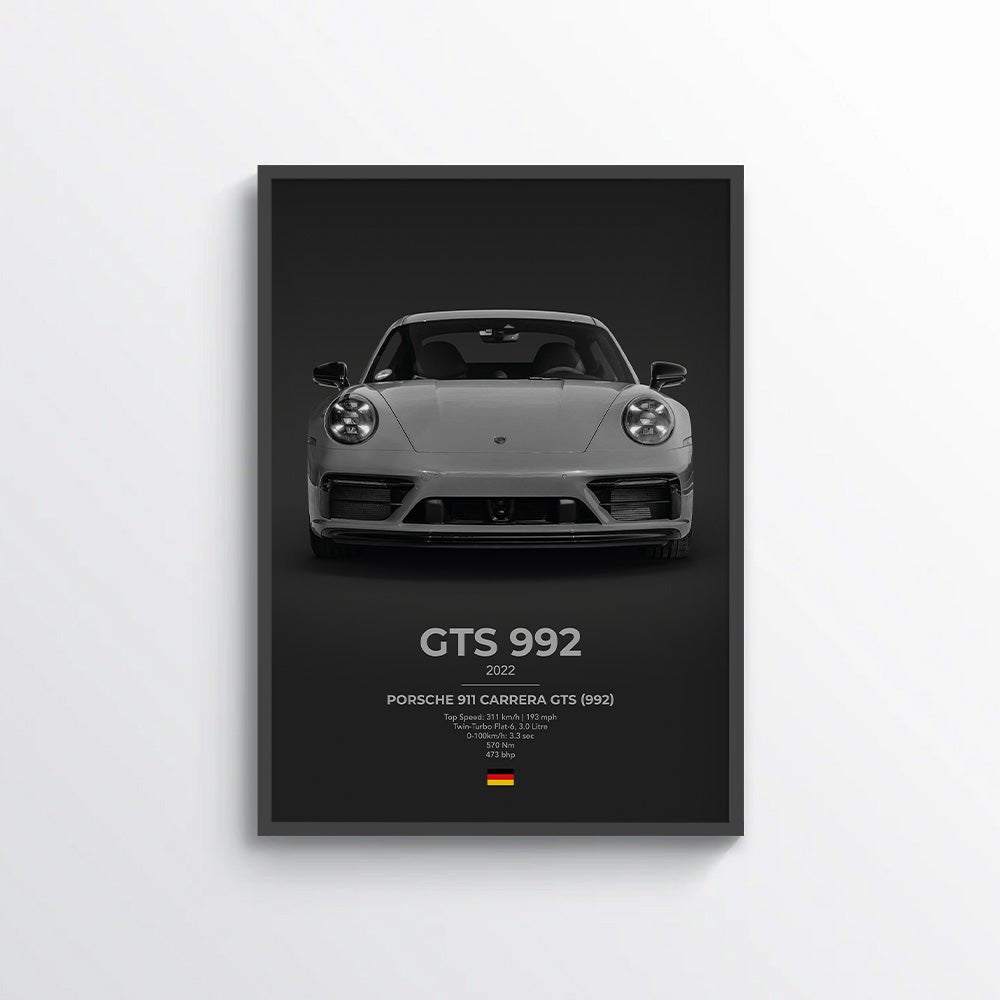 Porsche 911 Carrera GTS (992) Poster - car - artistry