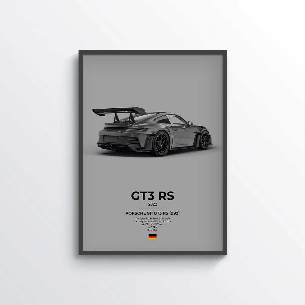 Porsche 911 GT3 RS (992) Poster - car - artistry