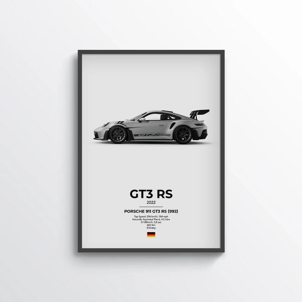 Porsche 911 GT3 RS (992) Poster - car - artistry