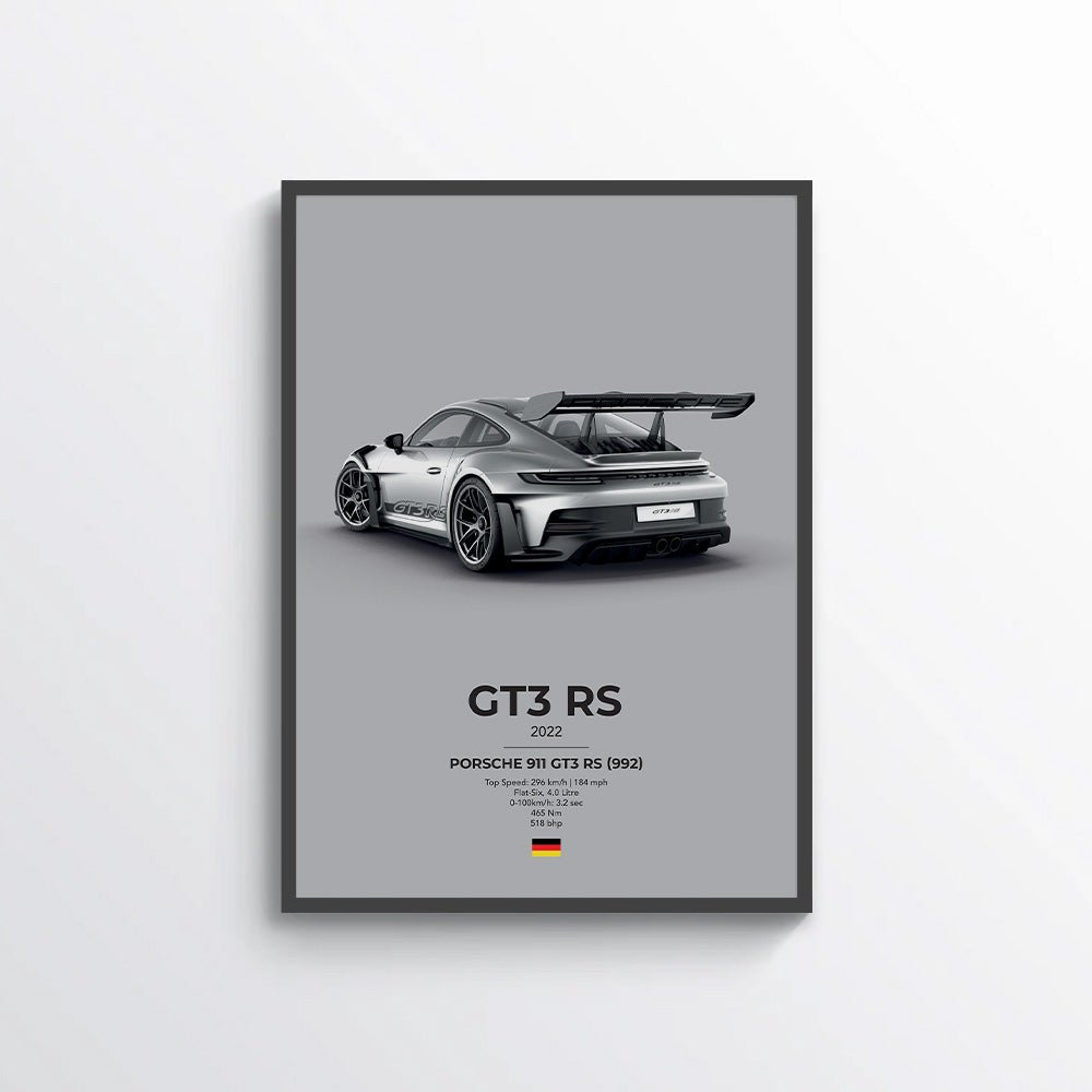 Porsche 911 GT3 RS (992) Poster - car - artistry