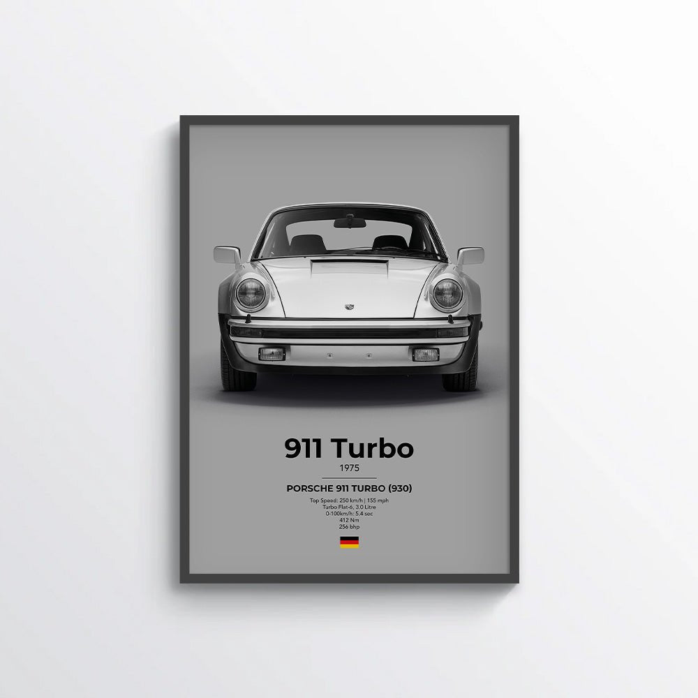 Porsche 911 Turbo (930) Poster - car - artistry
