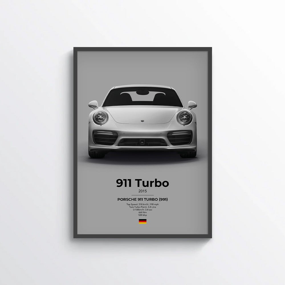 Porsche 911 Turbo (991) Poster - car - artistry