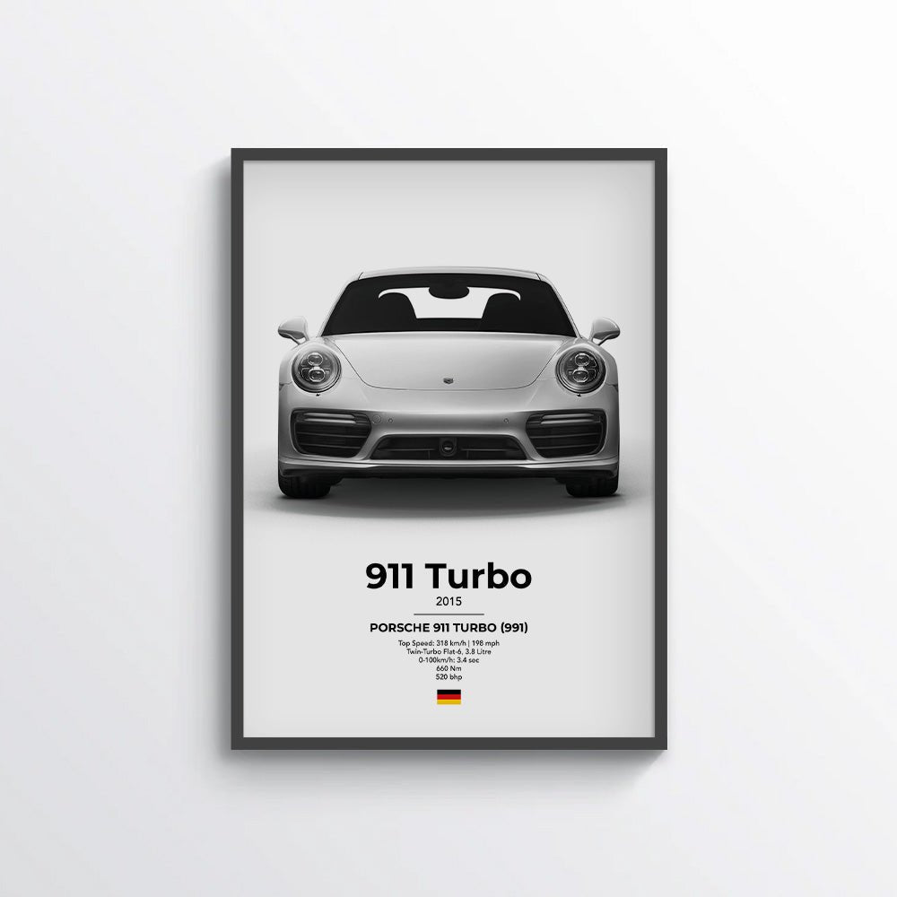 Porsche 911 Turbo (991) Poster - car - artistry