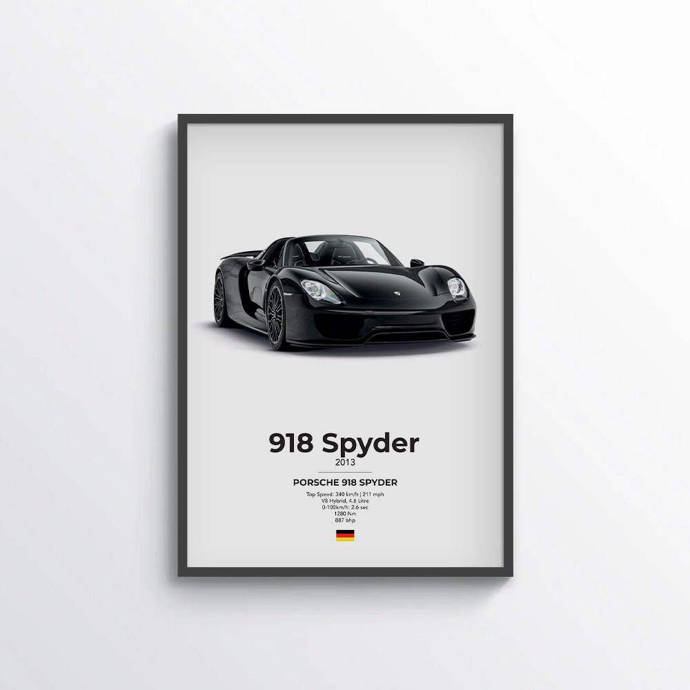 Porsche 918 Spyder Poster - car - artistry