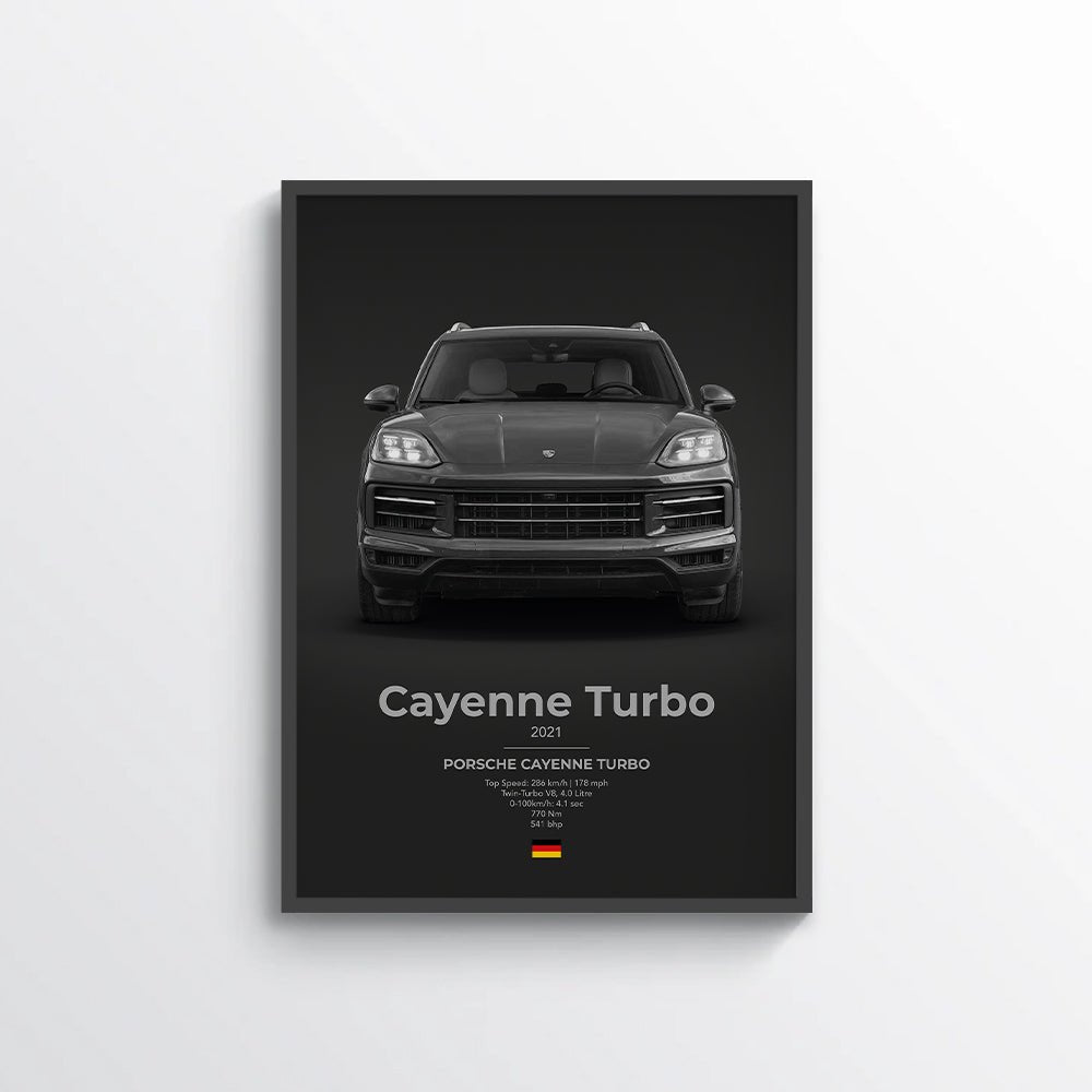 Porsche Cayenne Turbo Poster - car - artistry