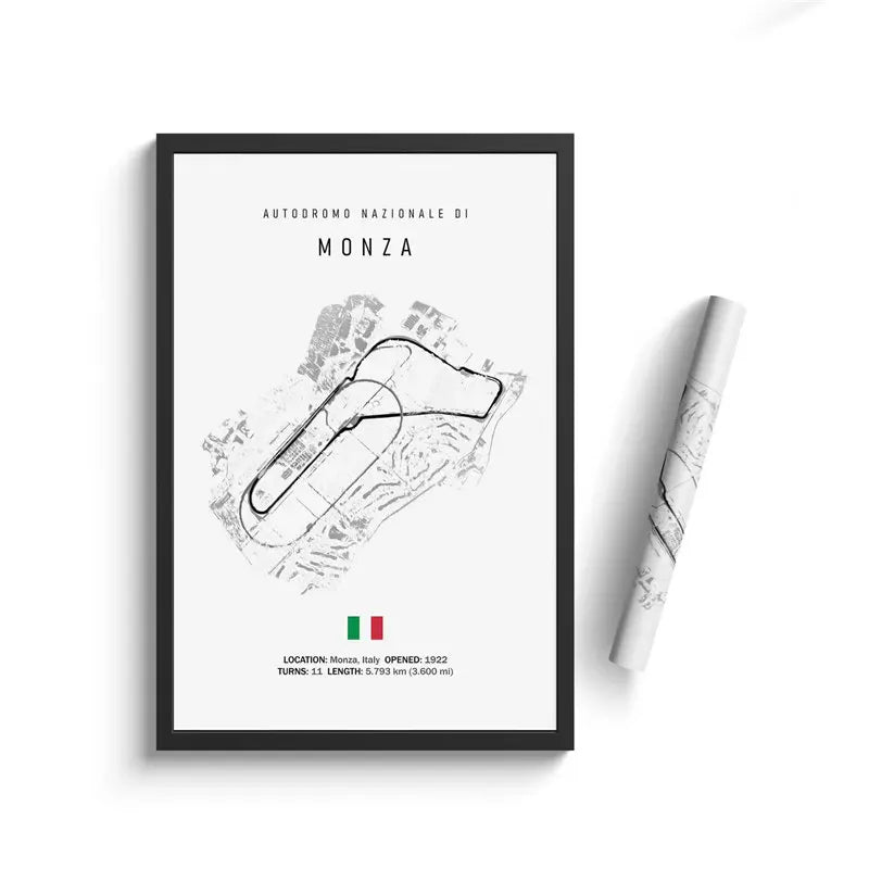 Racetracks Poster - car - artistry