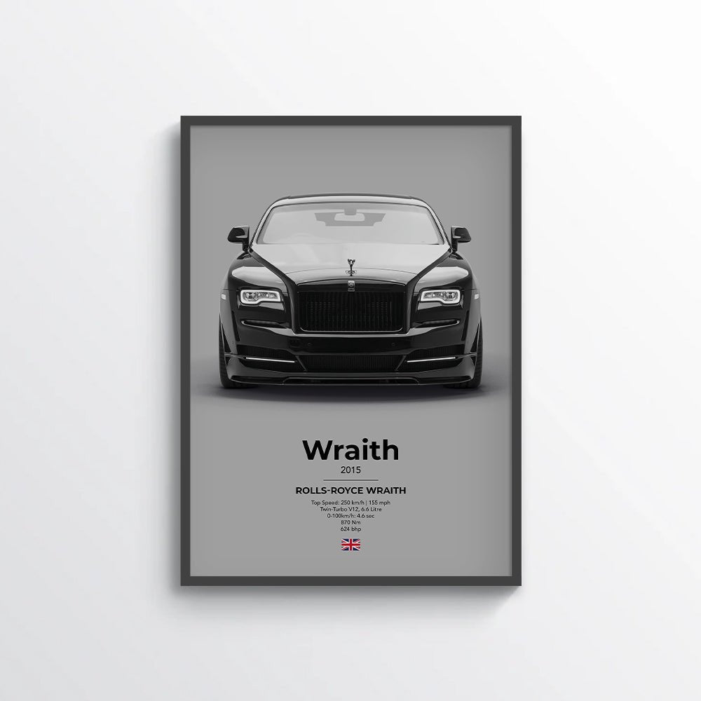 Rolls Royce Wraith Poster - car - artistry