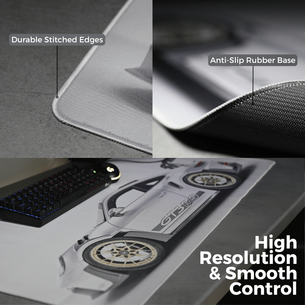 Toyota Supra Mk4 RGB Mousepad - car - artistry